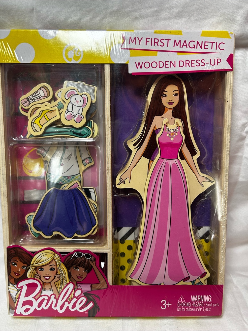Barbie My First Magnetic Wooden Dress-Up - Pink 2017